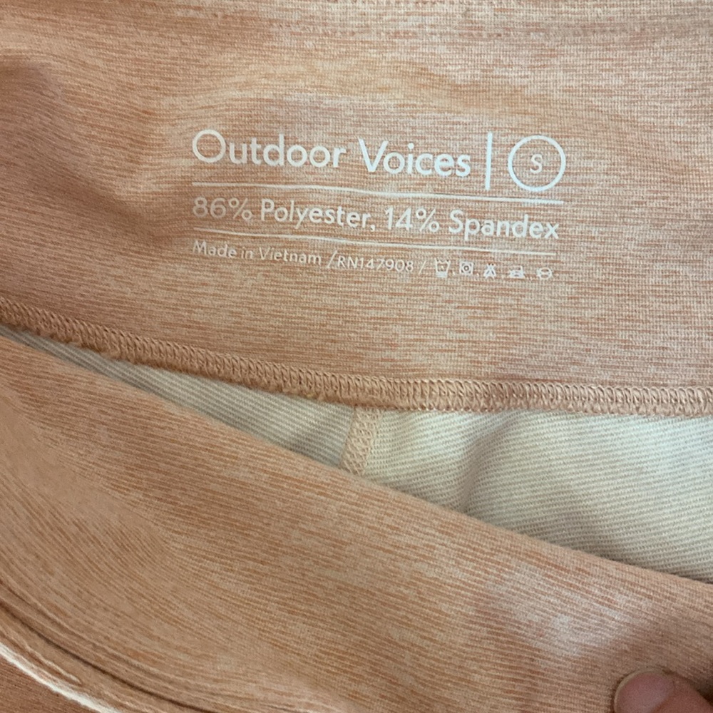 2 PAIR!!!!!!!!!! Outdoor Voices Colorblock leggings Size Small - Picture 3 of 7
